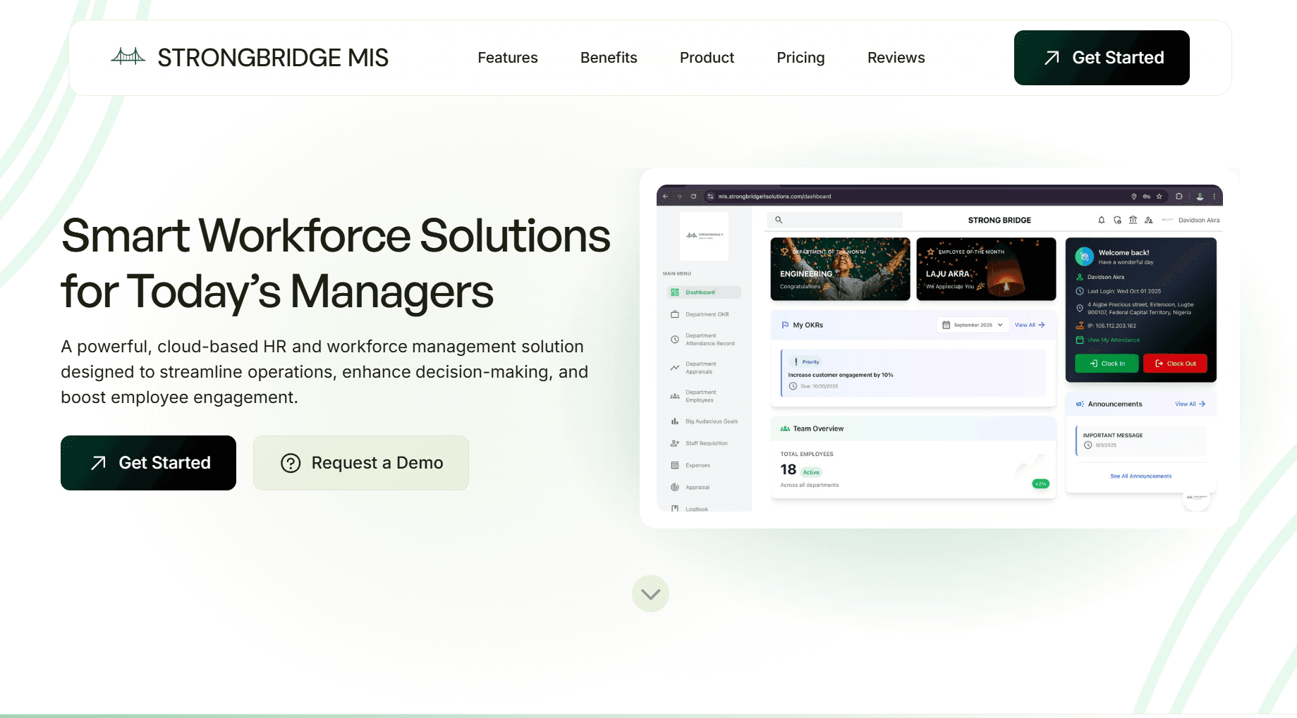 StrongBridge MIS Platform
